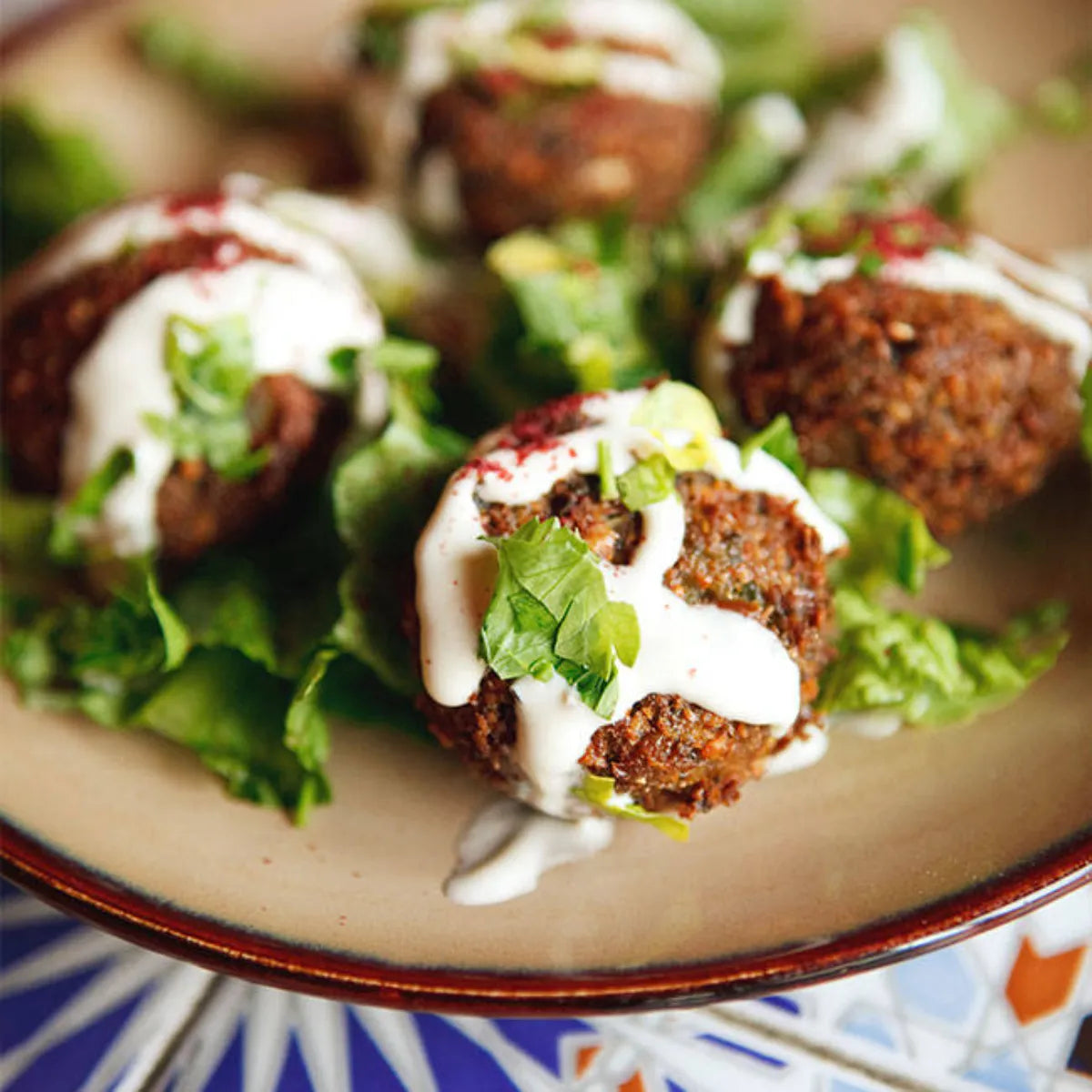 Authentic frozen falafel made by Flames Falafel